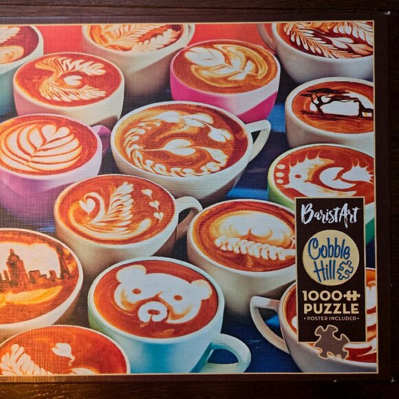 BaristArt, 1000 piece puzzle, Cobble Hill - Picture 3 of 5